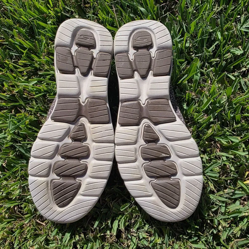 Skechers Go Walk 5 Men's Size 14 Gray Slip On Walking Shoes Stretch Sneaker